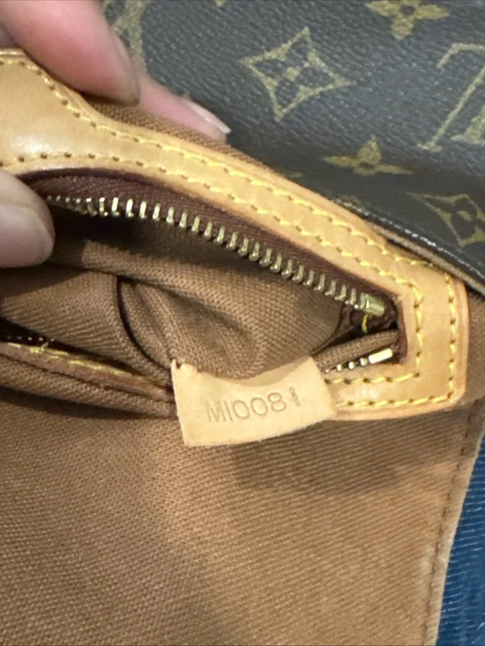Louis Vuitton Vintage Monogram Flap Shoulder Bag Brown LV 2001 France